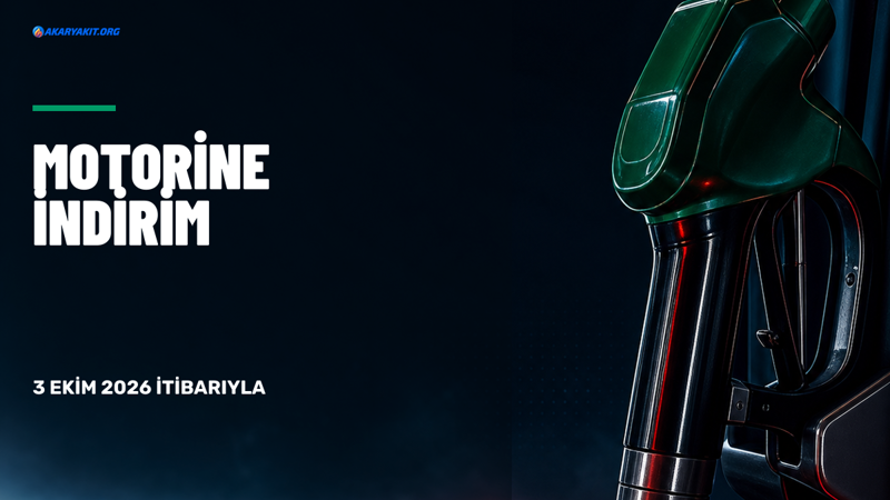 Motorine İndirim: Zamlara Küçük Bir Mola