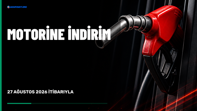 Motorine İndirim Açıklandı: Sürücüleri İlgilendiren Gelişme