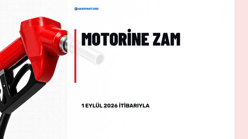 Motorine ÖTV Zammı: Güncel Fiyat Tablosu Hazır