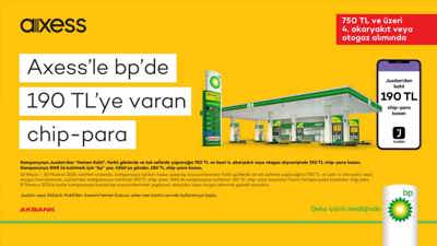 BP'de Axess Kart ile 190 TL Chip-Para Kampanyası